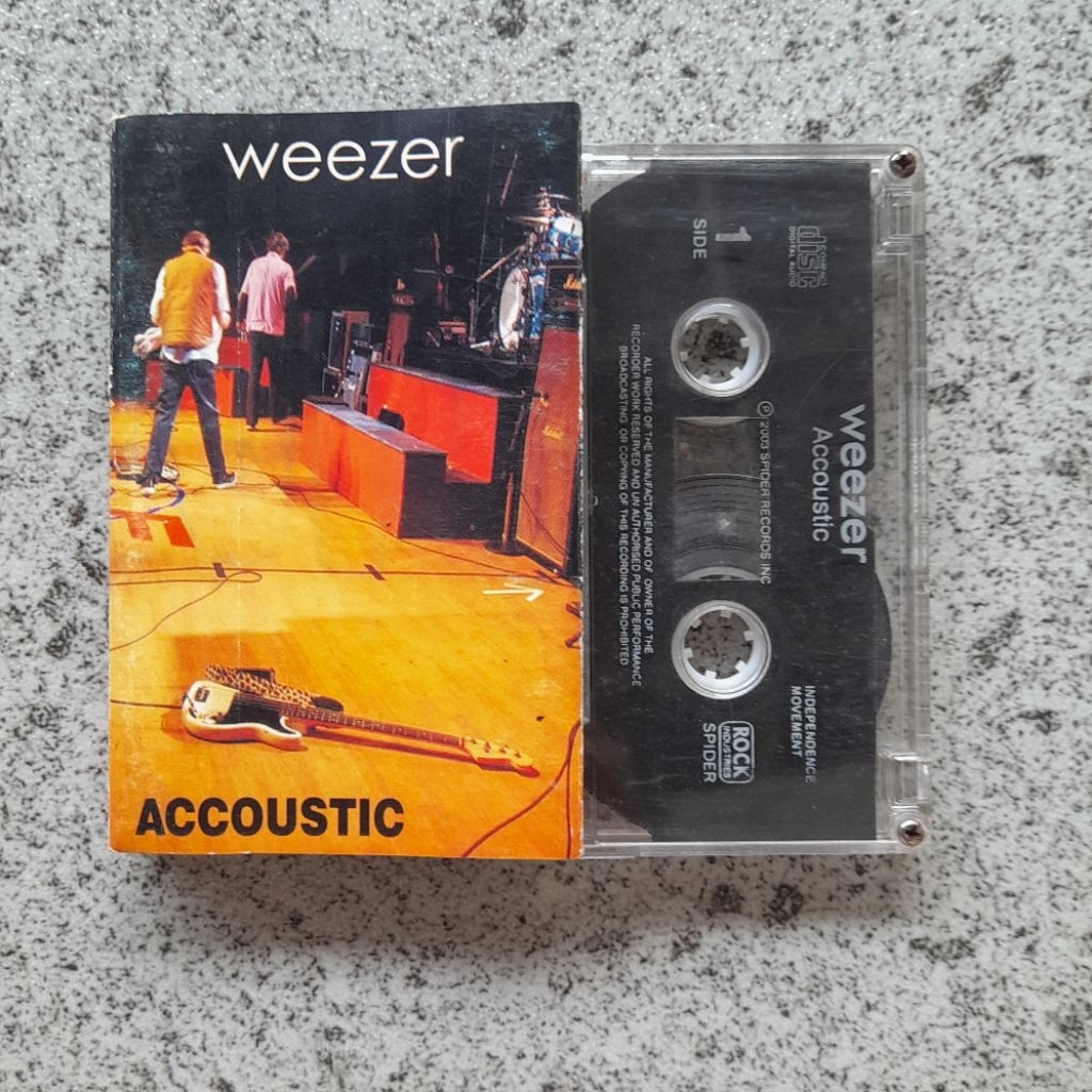 Kaset Pita Weezer - Accoustic (Bootleg)