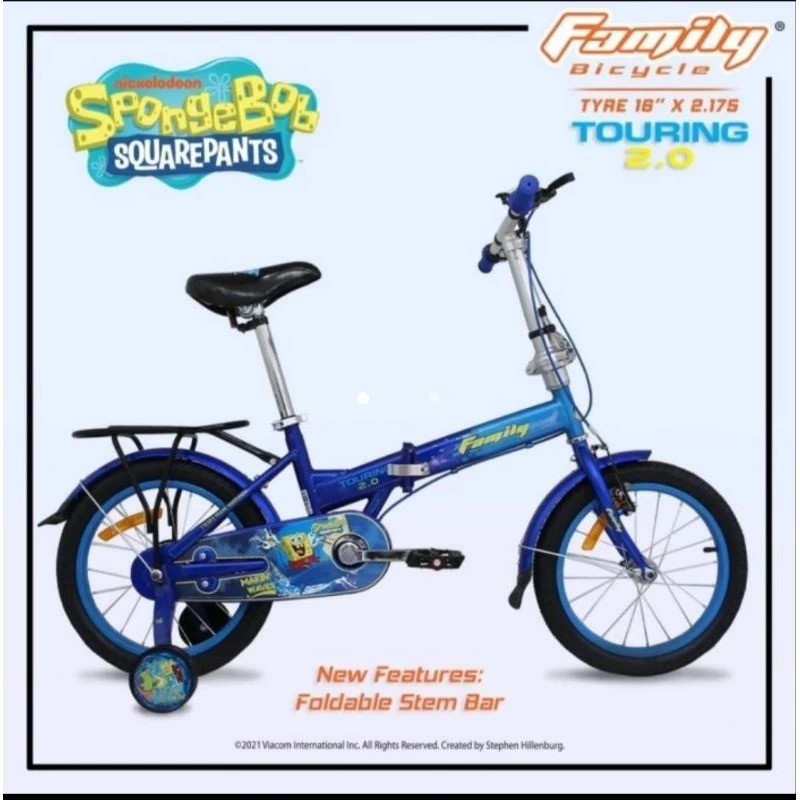 Sepeda Gowes Anak Sepeda Lipat Family 16 inc TOURING FOLDING By FAMILY
