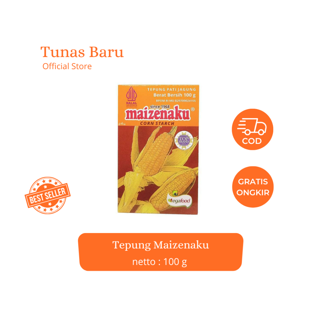 

Maizenaku - Tepung Pati Jagung - 100 gr