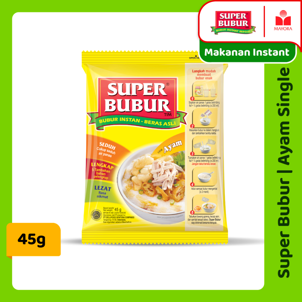 

Super Bubur Ayam Single 45 Gram