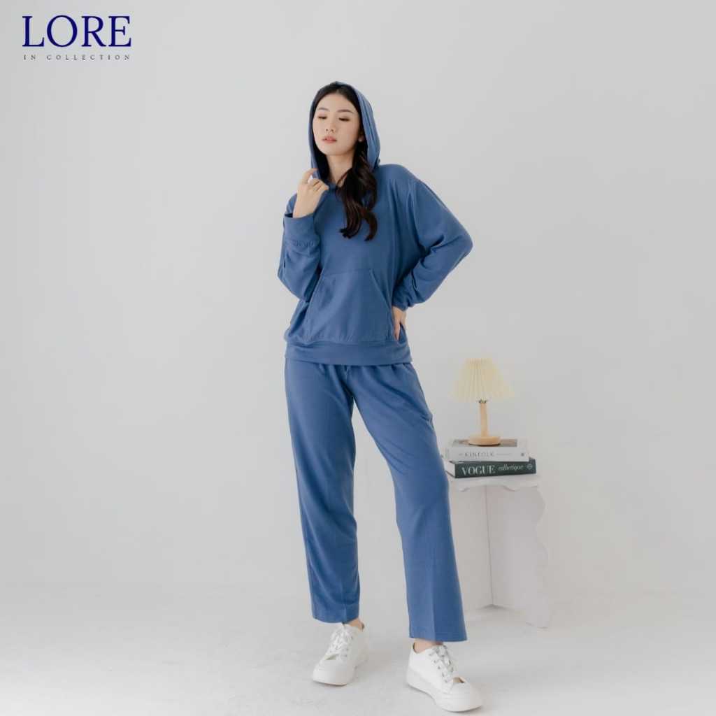Loreincollection AMY Set One Set Hoodie Wanita Korean Style