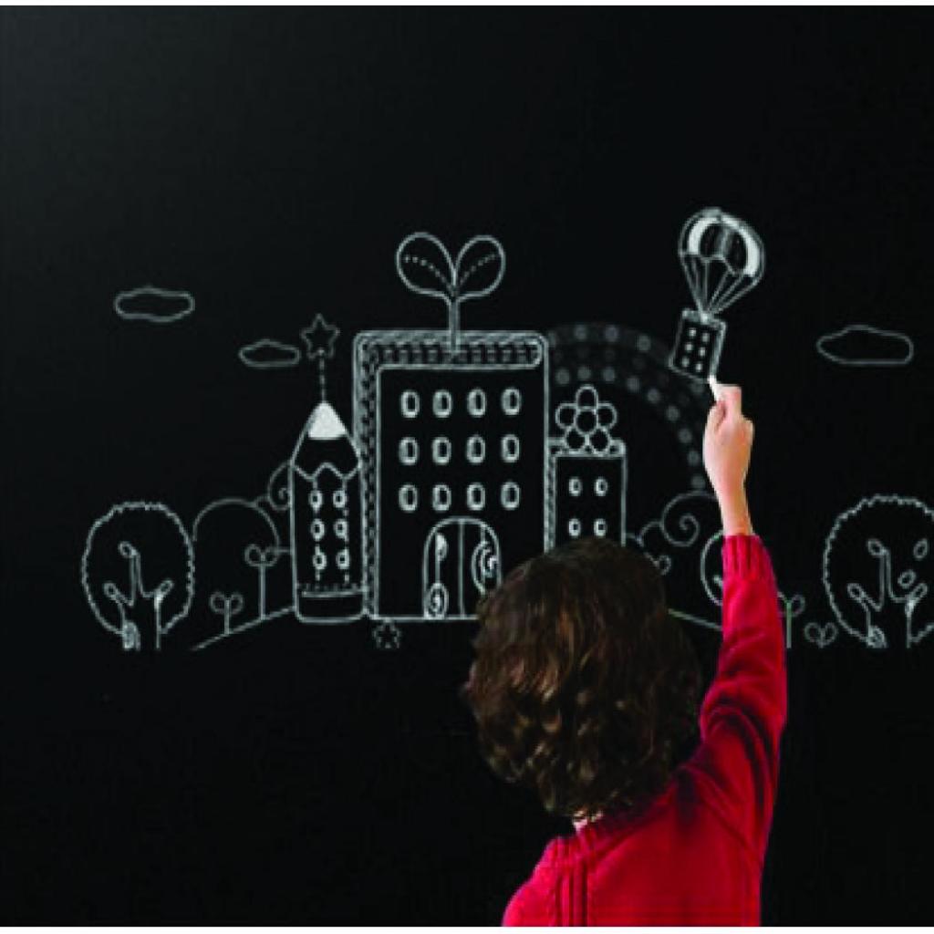 KAWAI CHALK BOARD STICKER (BLACK/GREEN)