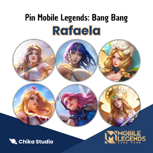 Pin Button Peniti Merchandise Mobile Legends: Bang Bang - Rafaela