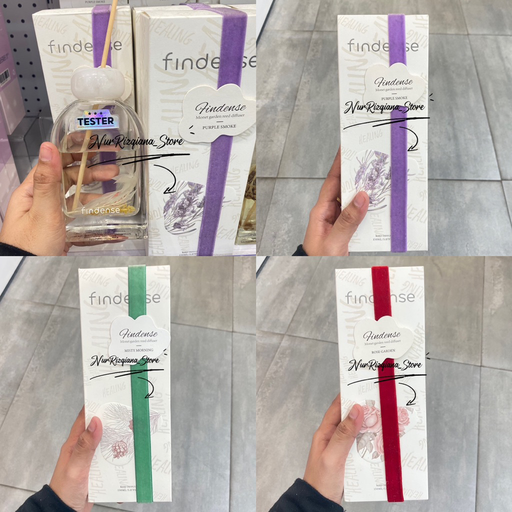 FINDENSE REED DIFFUSER 150ml / PENGHARUM RUANGAN / AROMATERAPI