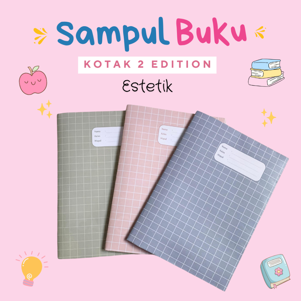 

[Kotak Edition 2] Sampul Buku Estetik | Sampul Buku Besar Bigboss Campus Kecil Sidu Kiky | Wrapping Paper Book Cover