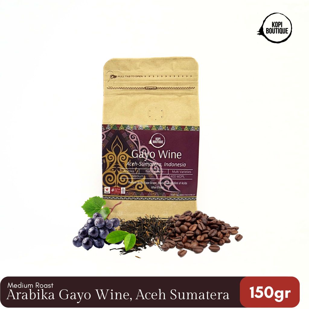 

Kopi Arabika Sumatra Gayo Wine 150gr