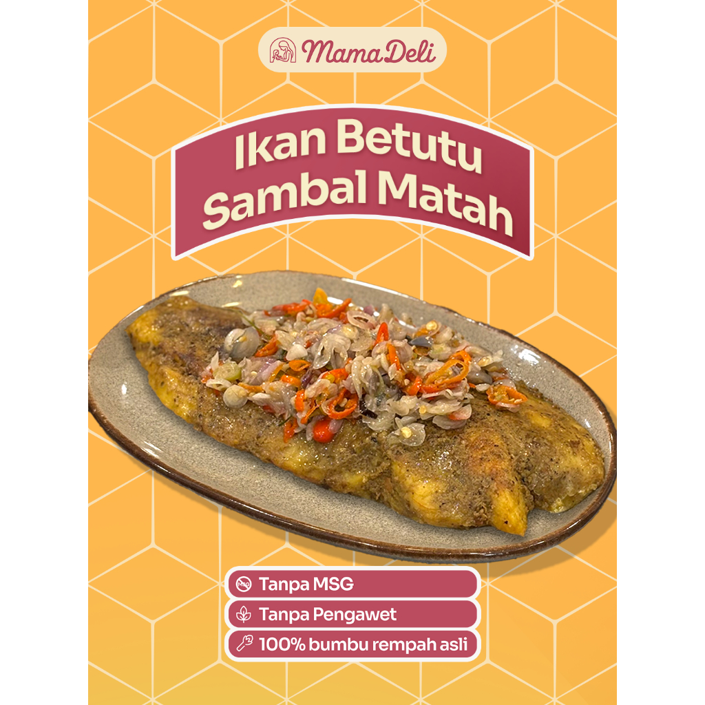 

Ikan Betutu Sambal Matah MamaDeli - Frozen - Lauk Siap Saji