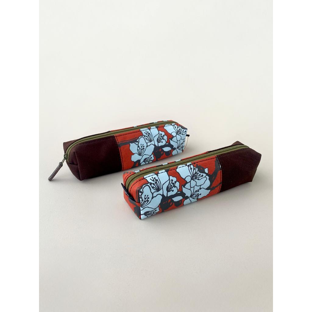 

Pencil Case Sakura Orange Canvas Living