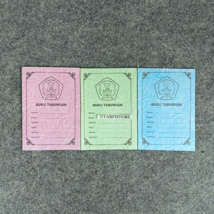 

- Buku Tabungan Anak Sekolah Keuangan Kecil Buku Tabungan 10 Lembar