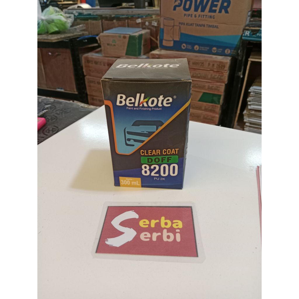 -300CC BELKOTE 8200- Cat clear coat pu Belkote set hardener