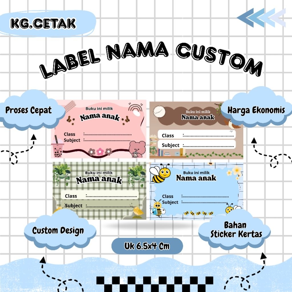 

CETAK LABEL NAMA CUSTOM/CETAK LABEL NAMA MAPEL ANAK/CETAK LABEL NAMA LUCU