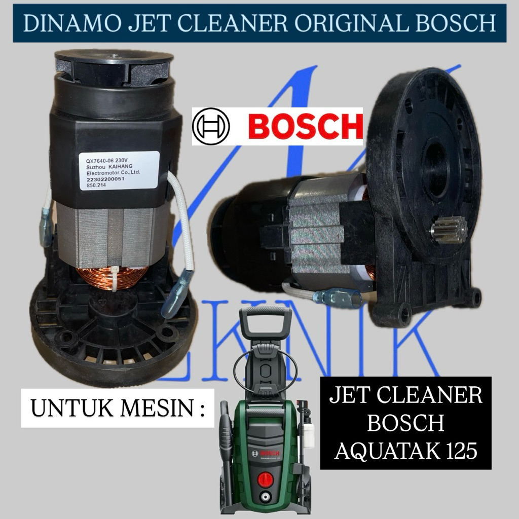 DINAMO JET CLEANER AQUATAK 125 ORIGINAL BOSCH MOTOR JET CLEANER BOSCH AQUATAK 125 ORIGINAL