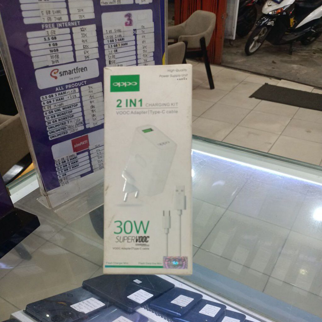 charger ORI Oppo USB to typeC