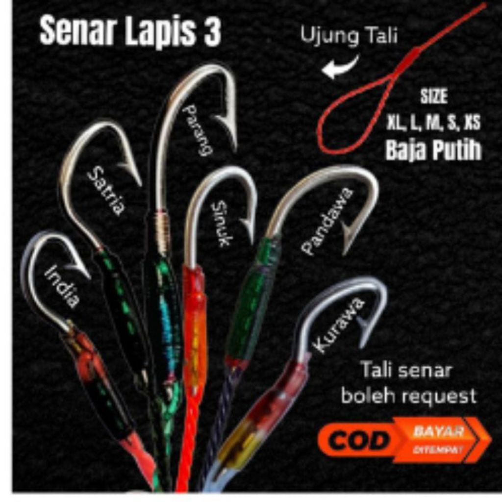 urek belut/ pancingan belut dengan lapisan 3lilit senar untuk ukuran S M L XL pancingan belut ini ku