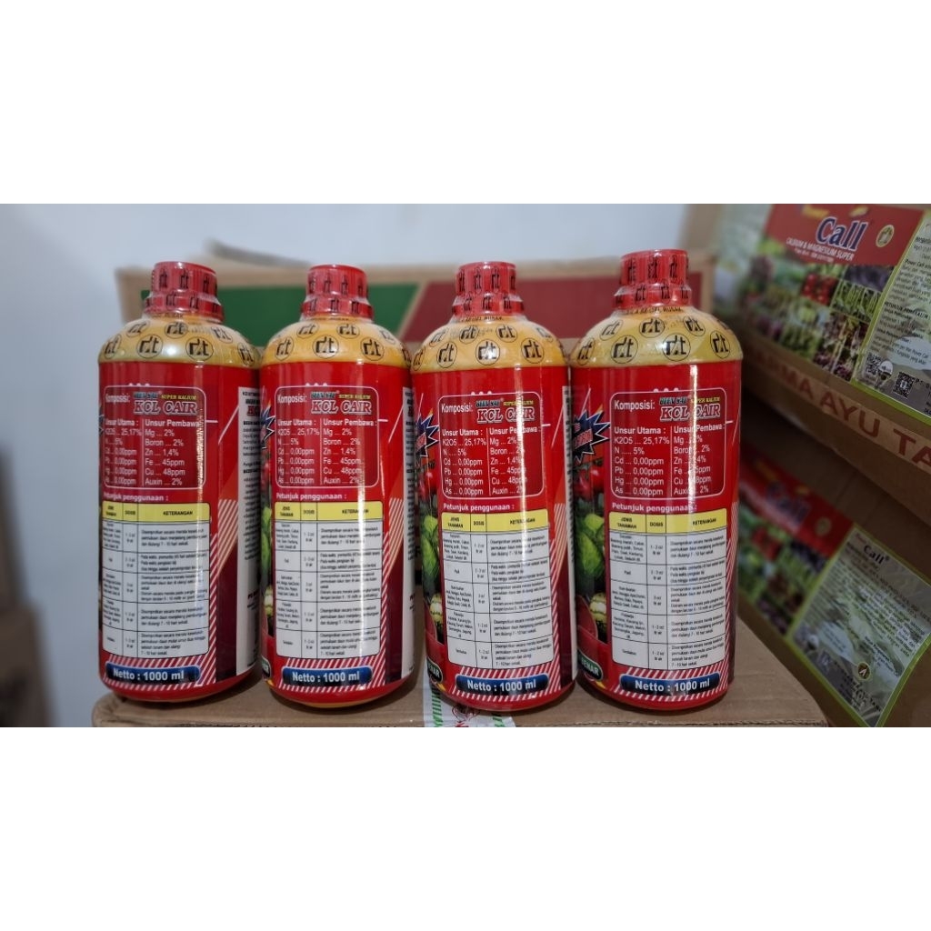 KCL CAIR BEEN SAE PUPUK CAIR SUPER KALIUM PELEBAT BUAH 1 LITER