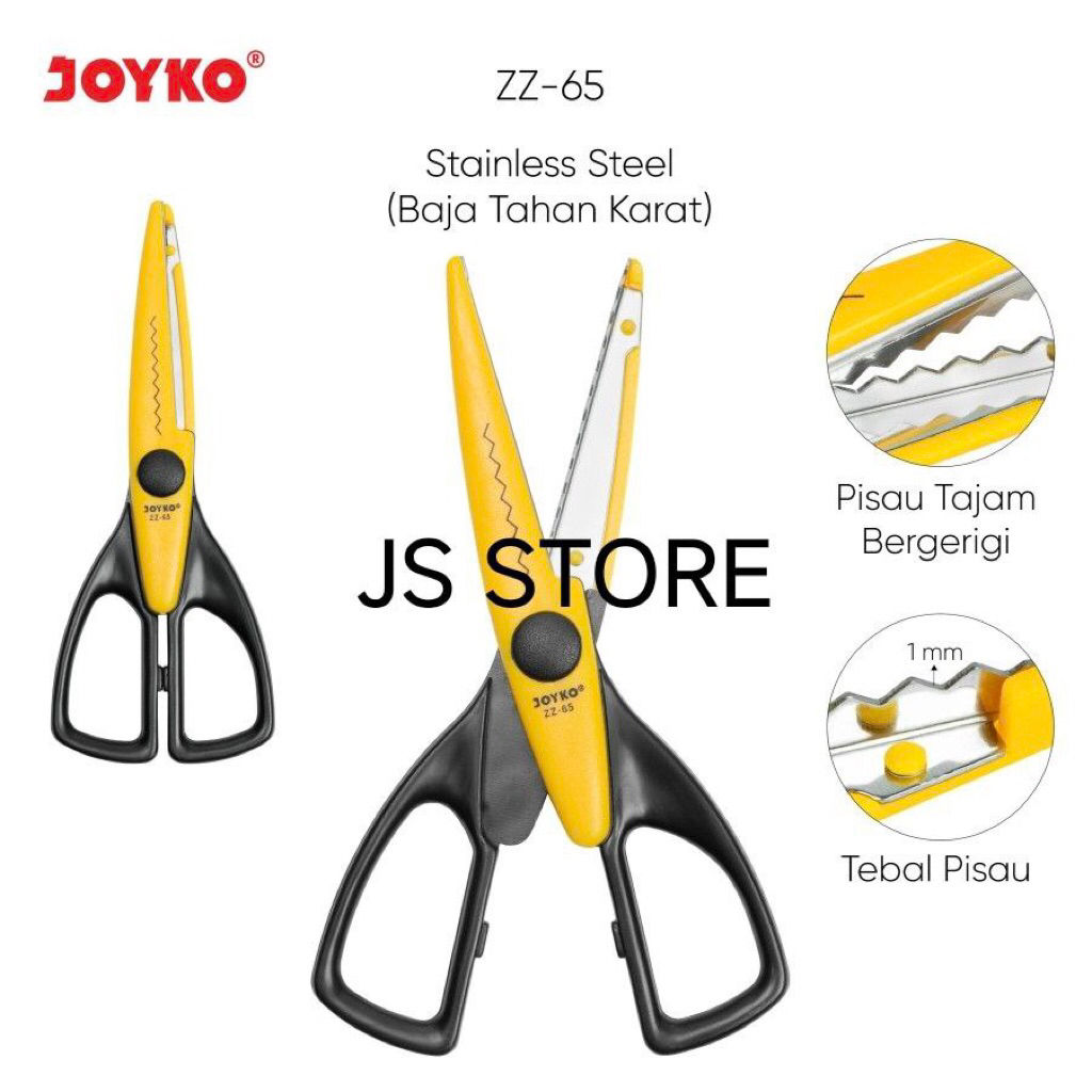 

Gunting Gerigi JOYKO ZZ65 / Gunting Zig Zag Joyko