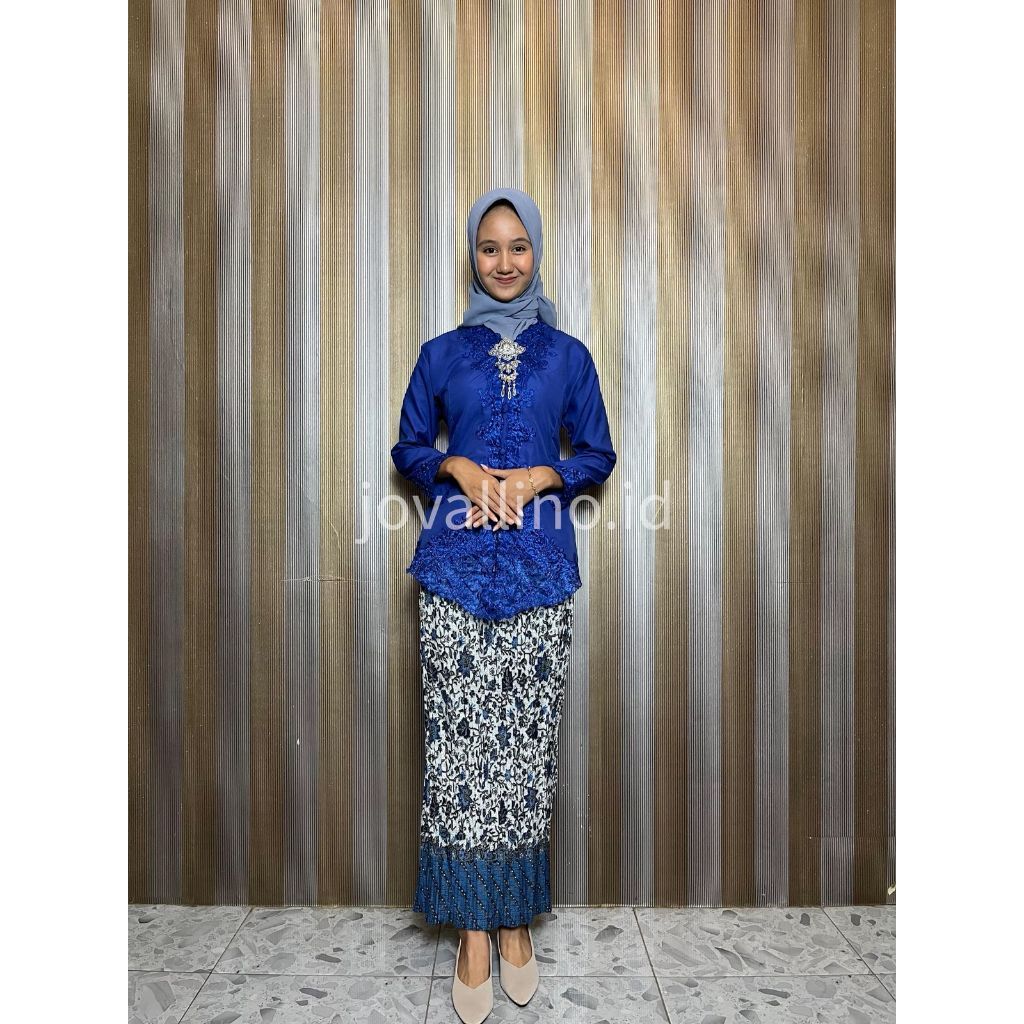 Kebaya Encim Bordir Senada Kebaya Encim Modern Lengan Panjang Premium Atasan Kebaya Encim Modern