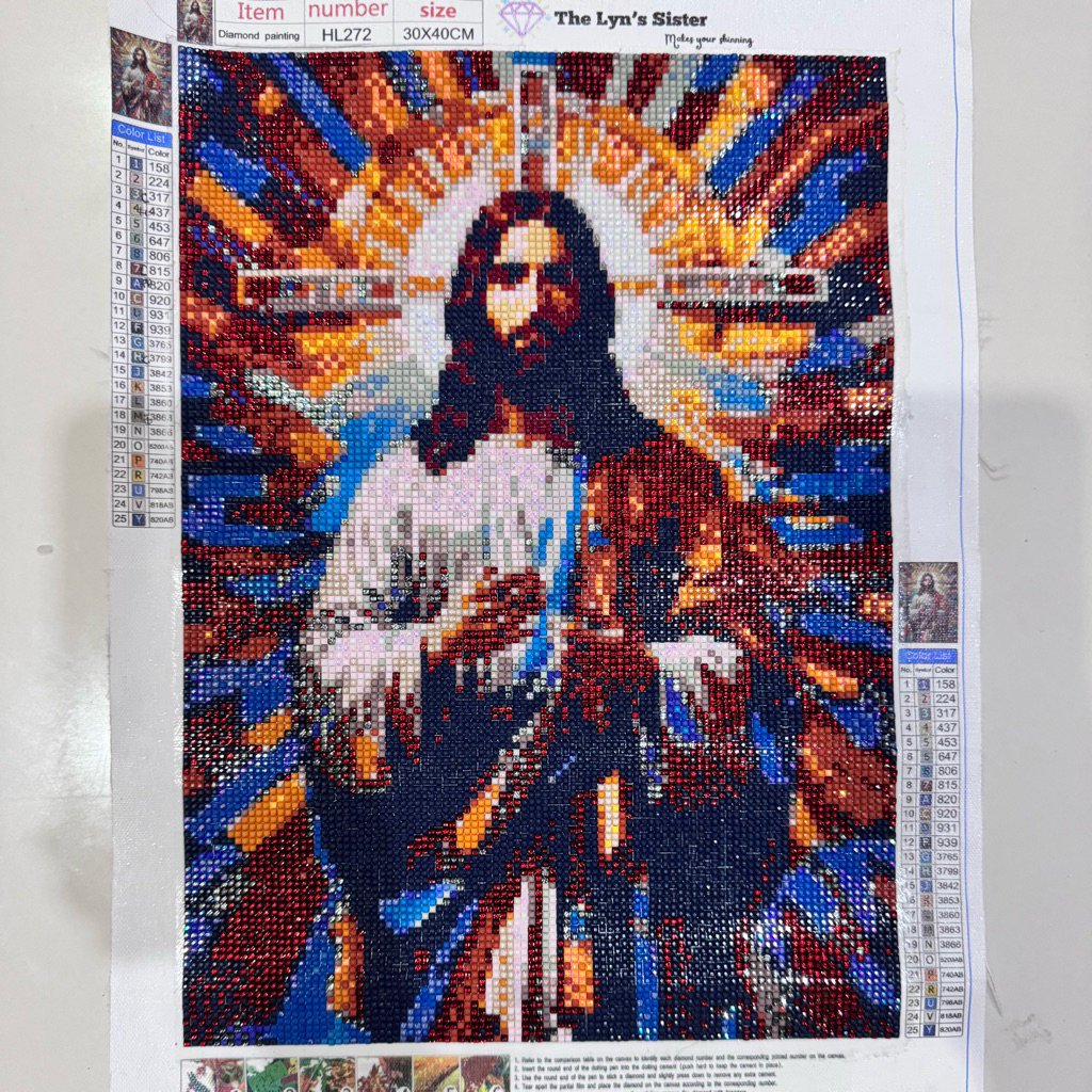 DIAMOND PAINTING 5D JESUS / YESUS FULL DRILL