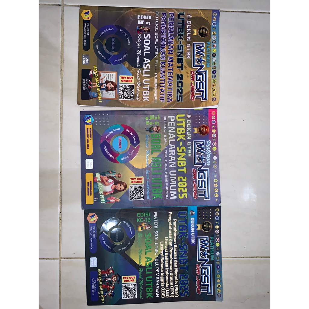 PRELOVED BUKU MODUL WANGSIT BTA UTBK SNBT 2025 2026