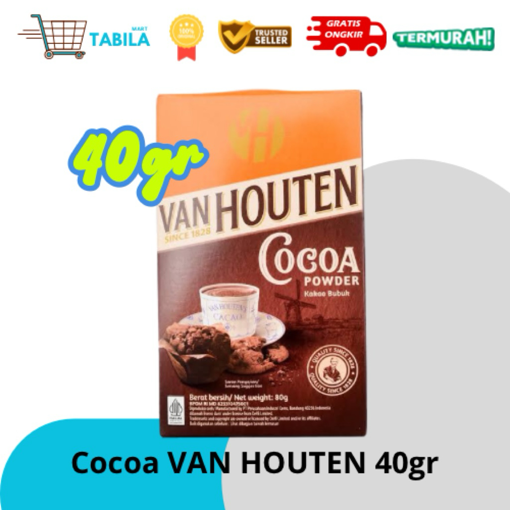 

Cocoa Powder VAN HOUTEN 40gr 80gr 165gr