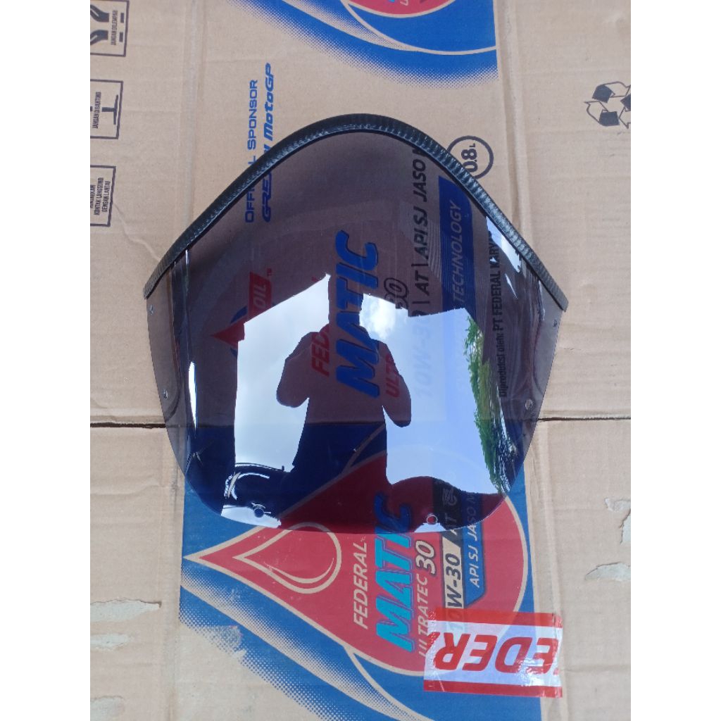 visor rgr jumbo / visor rgr jumbo hitam + karet / winshield rgr jumbo