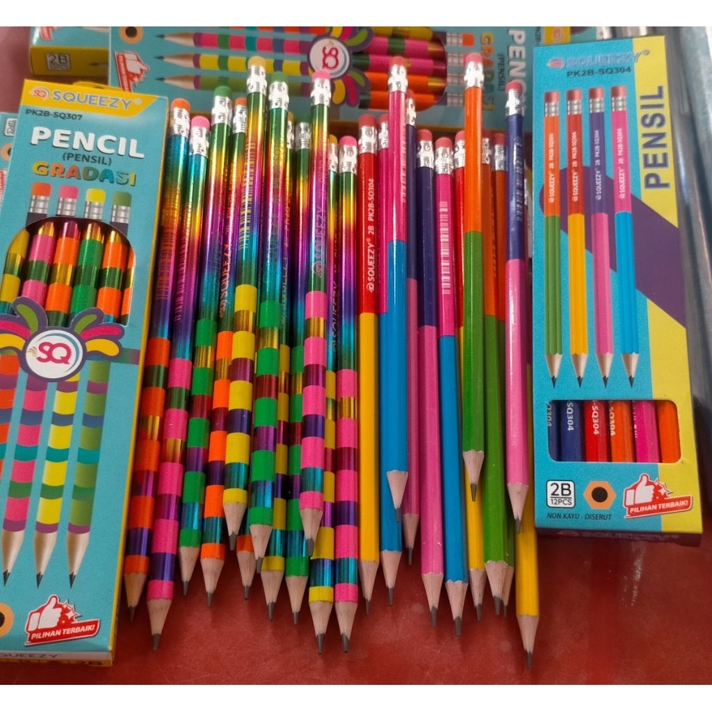 

pensil 2b sguezy pk2b -SQ307 gradasi