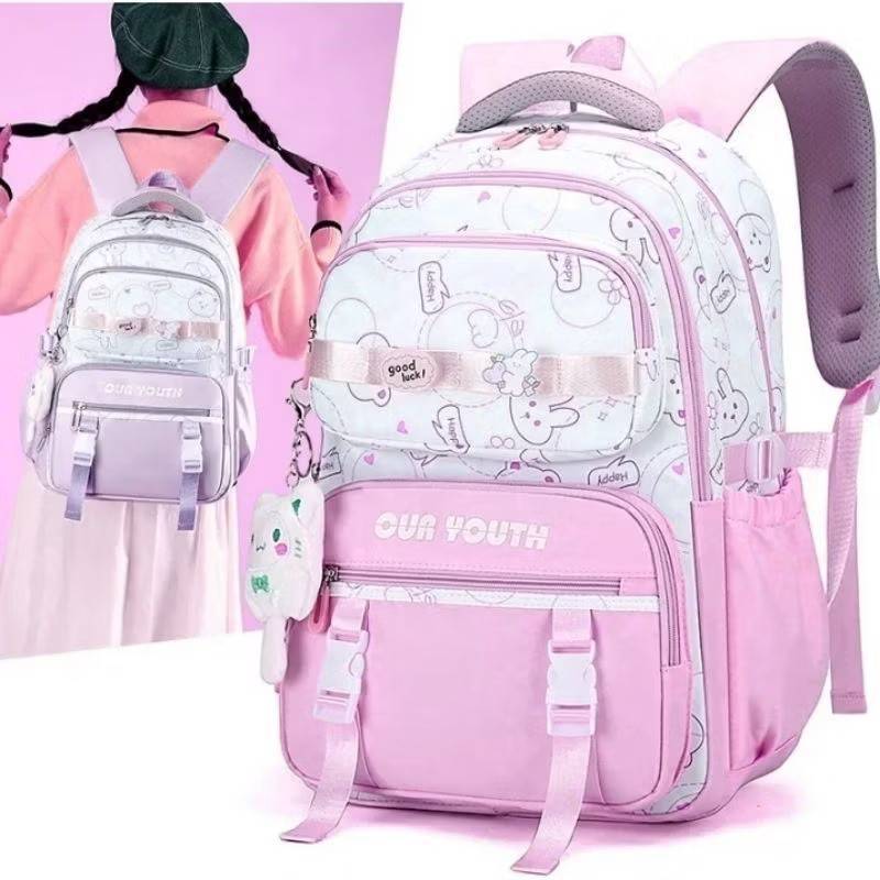 Musri - Tas Ransel Backpack Anak Remaja Perempuan Harajuku Style Kpop Fashion Sekolah