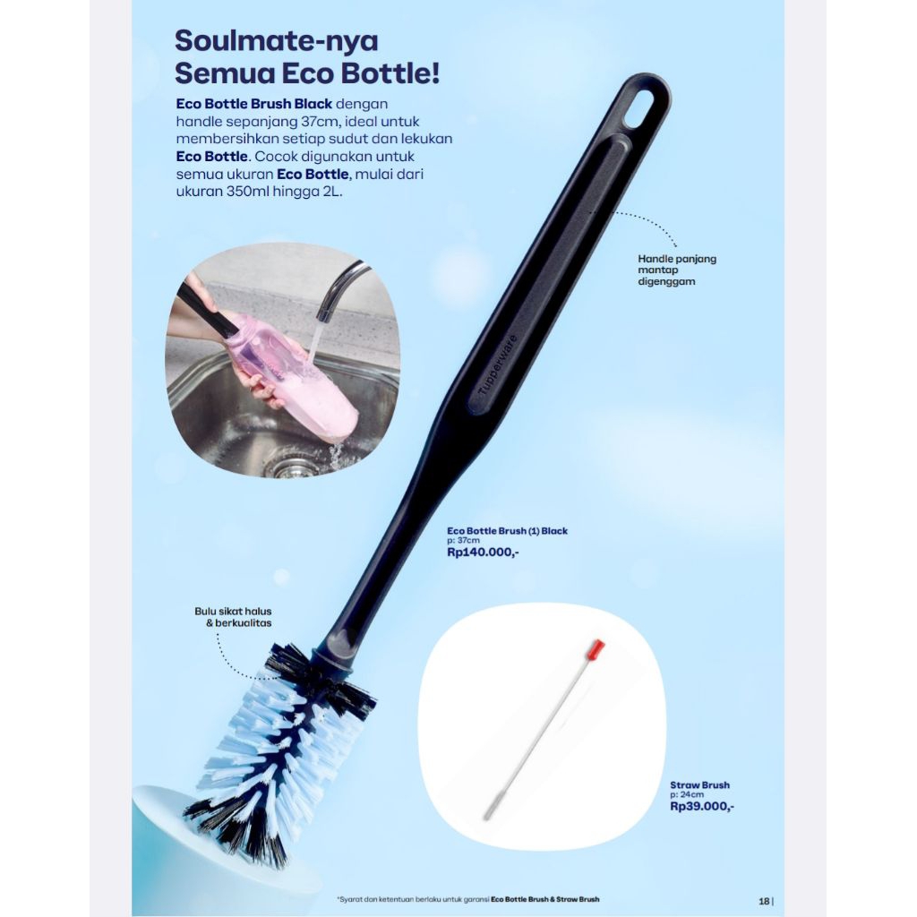 ECO Bottle Brush Tupperware