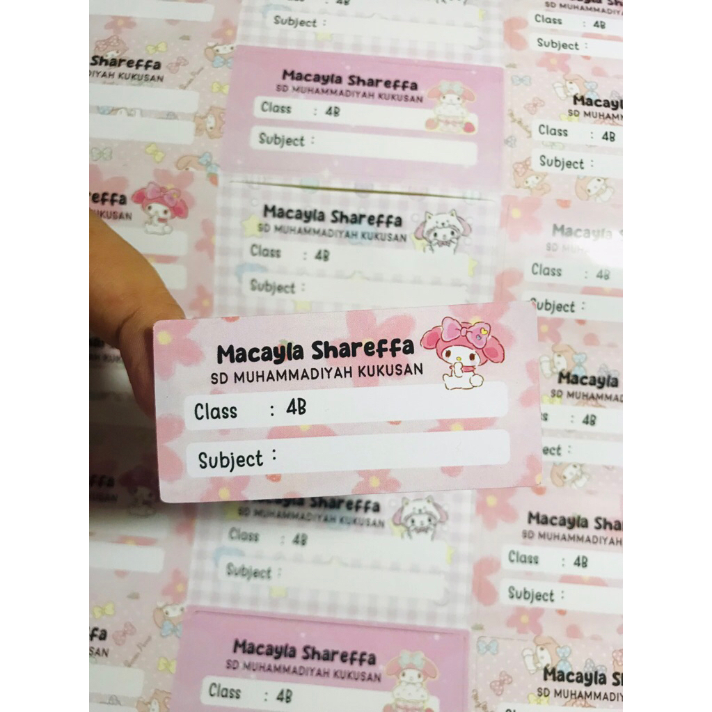 

Rumah Uwais Label stiker buku / label buku