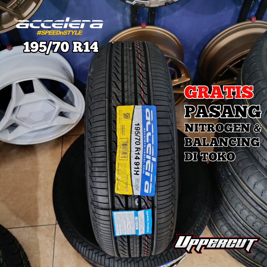 BAN MOBIL ACELERA ECOPLUSH 195 70 R14 BAN MOBIL KIJANG