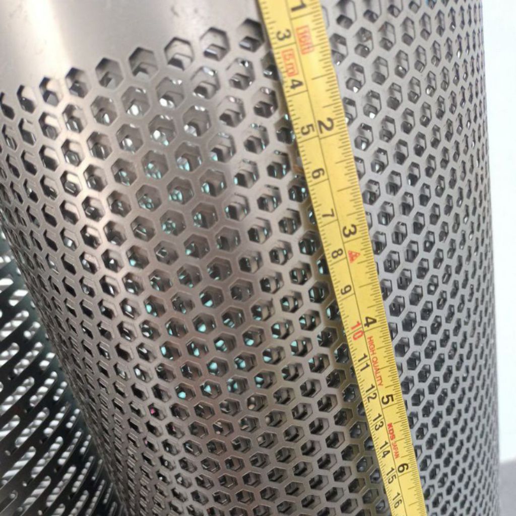 ram / grill / ram tutup box speaker lubang segi 6 / hexagonal ukuran 120x40 tebal 0.8mm