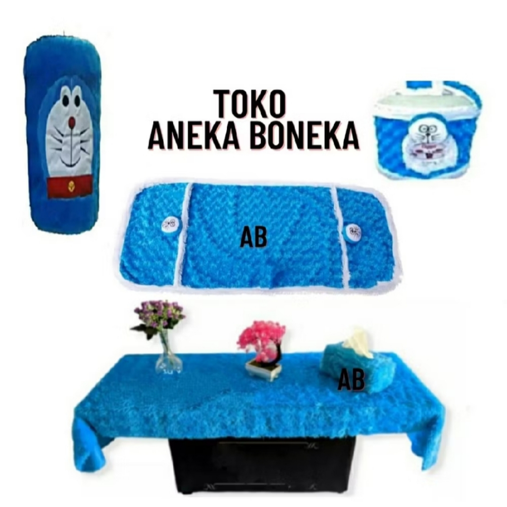 BANDO SET 5 IN 1+SARUNG GALON+SARUNG KULKAS+SARUNG MAGICOM+TEMPAT TISU+TAPLAK MEJA / TAPLAK MEJA TV