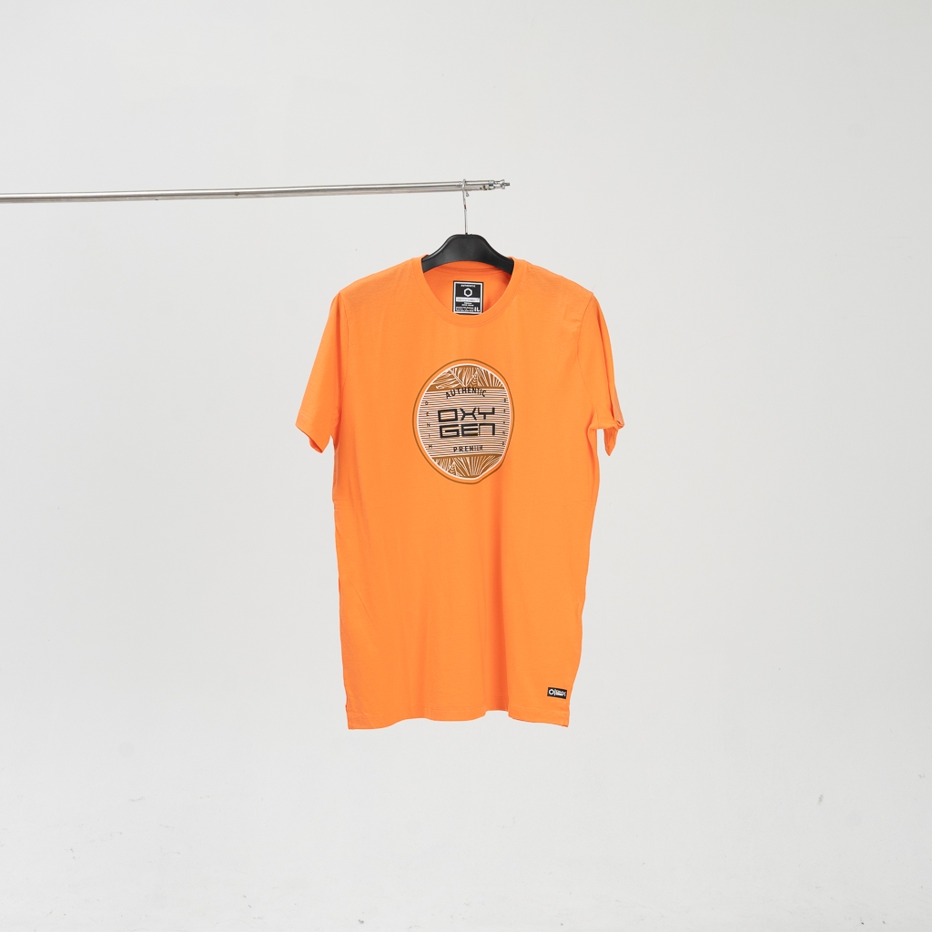 Kaos Oxygen Denim Original Murah Berkualitas - Orange (9161)
