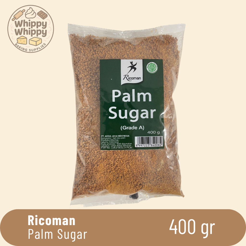 

Ricoman Palm Sugar Grade A 400gr / Gula Aren