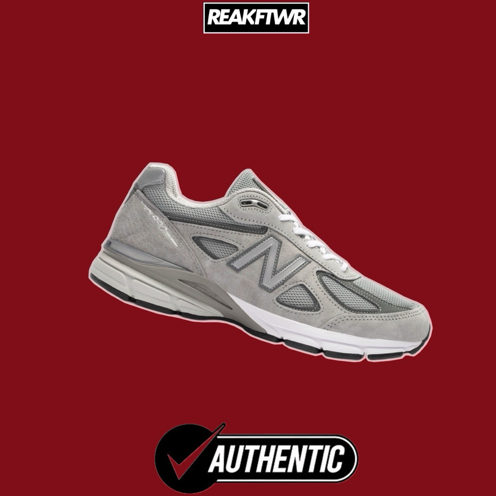 New Balance 990v4 MiUSA Grey Silver 100% Authentic [U990GR4]
