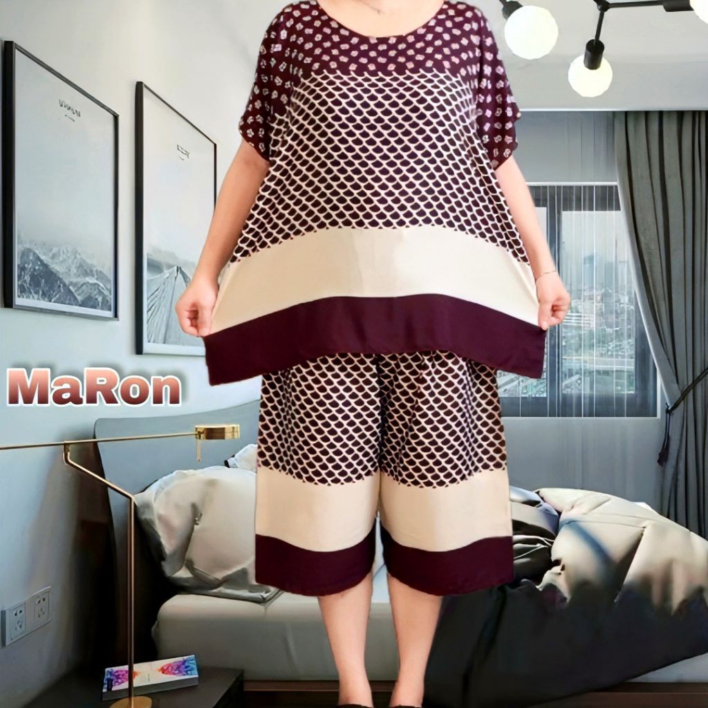 one set jumbo big size setelan rayon jumbo setcel jumbo setelan jumbo big size 4XL jumbo bahan rayon