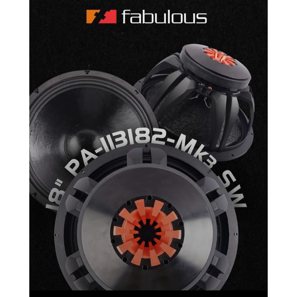 SPEAKER ACR FAB 18"- PA 113182 - MK3 SW