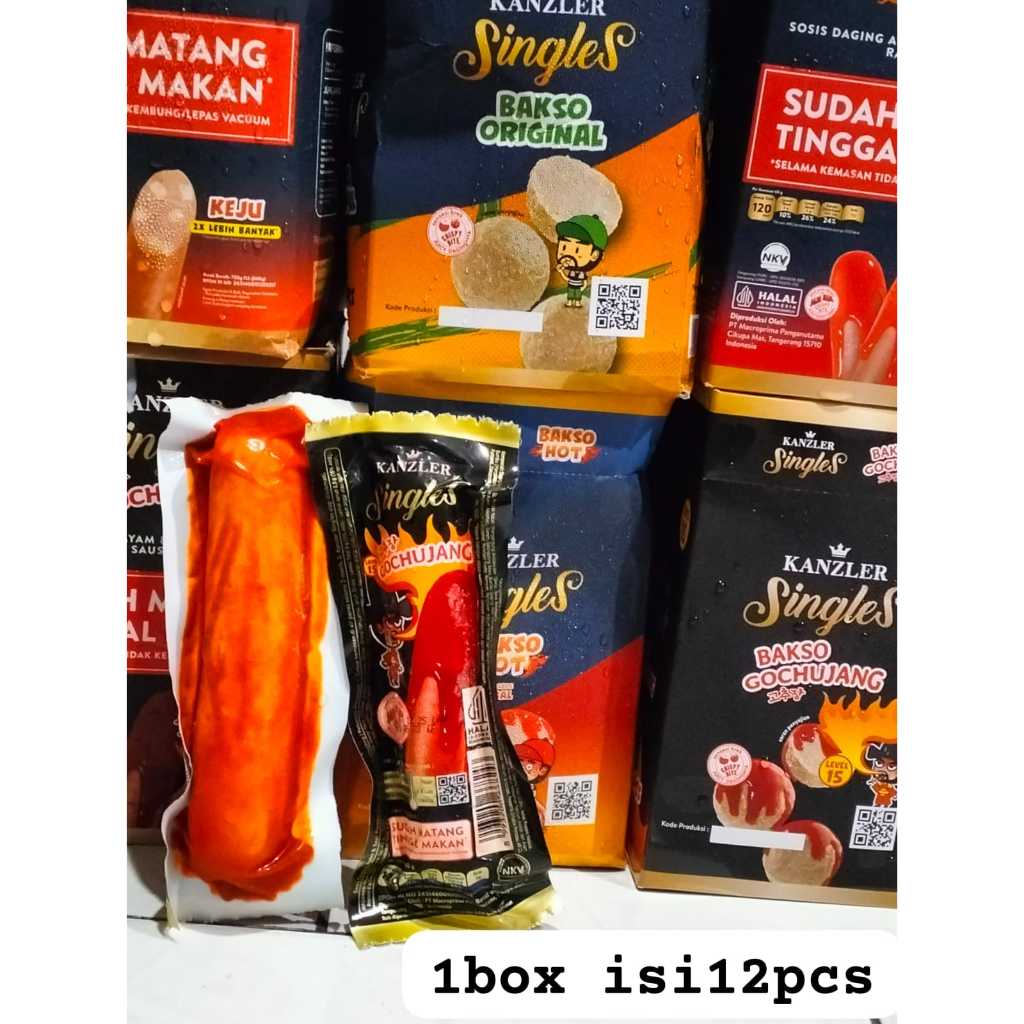 

sosis pedas Kanzler sosis hot sosis sapi pedas kanzler Singles 1dus isi 12pack @ 4pc