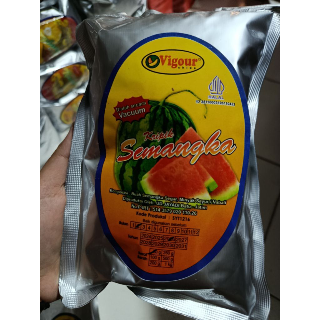 

Kripik Semangka Vigour 50gr