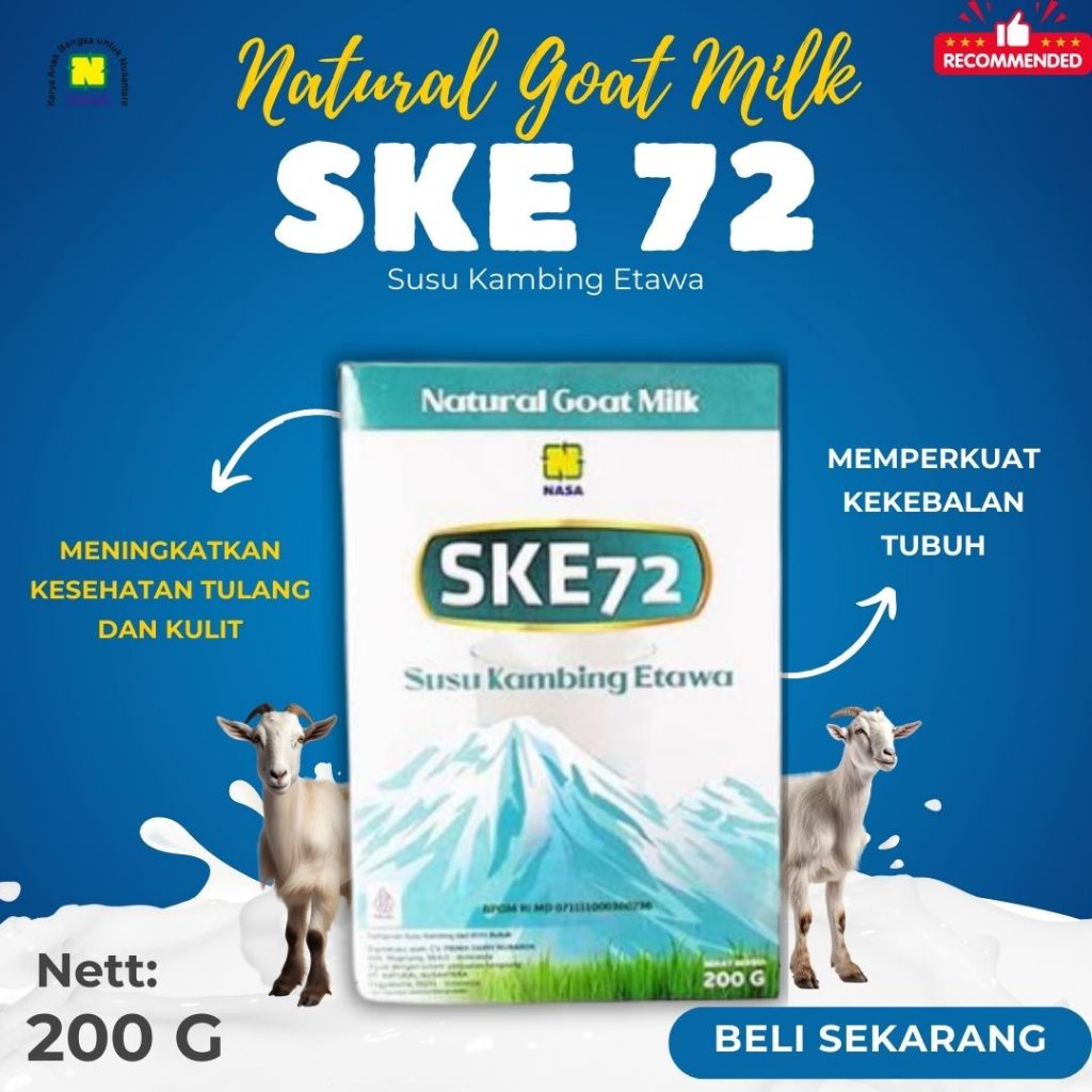 

Susu Kambing Etawa Bubuk Premium – Kaya Albumin, Daun Kelor & Madu, Sehat untuk Semua Usia