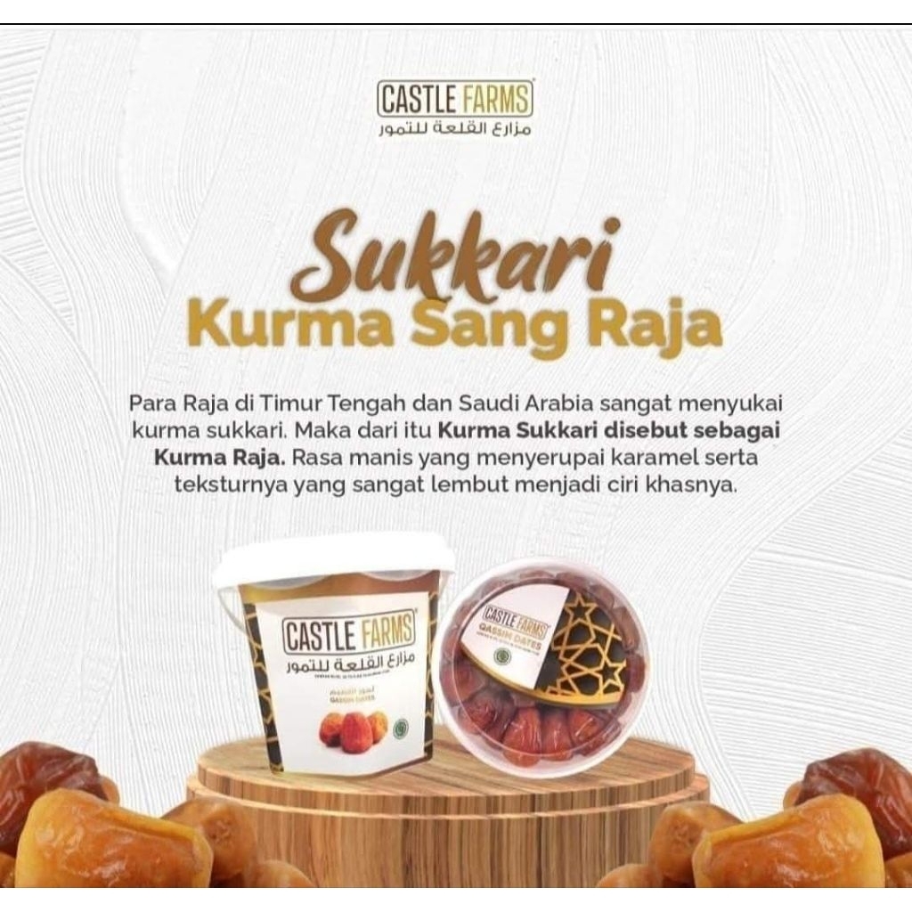 

kurma sukkari ember castel 850gr