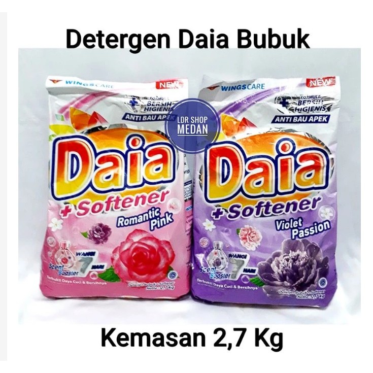 Detergent Bubuk DAIA 2.7 Kg