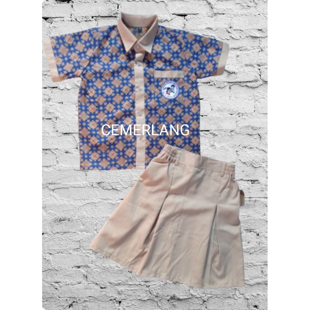 Seragam Batik katun  anak SD