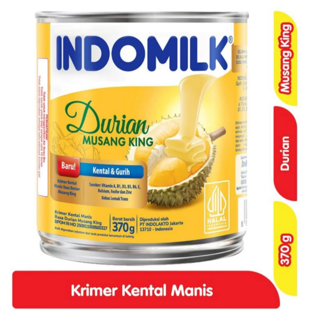

SKM Indomilk Susu Kental Manis Durian Musang King 370 g