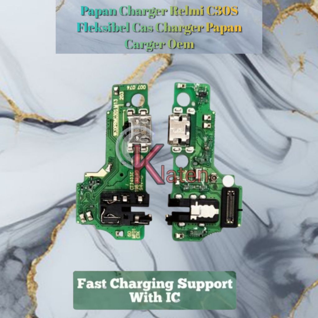 Papan Charger Relmi C30S Fleksibel Cas Charger Papan Carger Oem