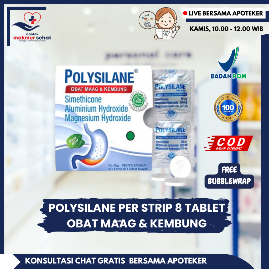 POLYSILANE TABLET KUNYAH