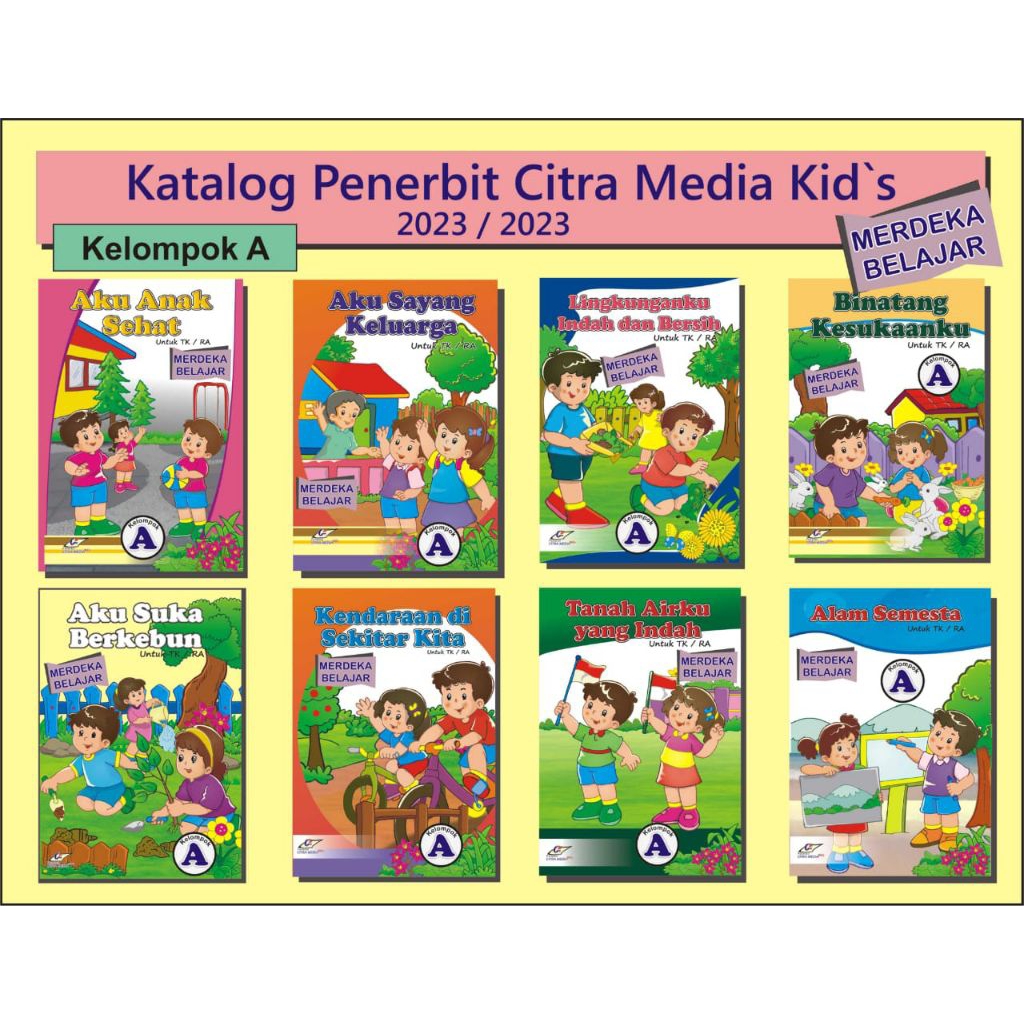 Buku Paket kurikulum merdeka TK A