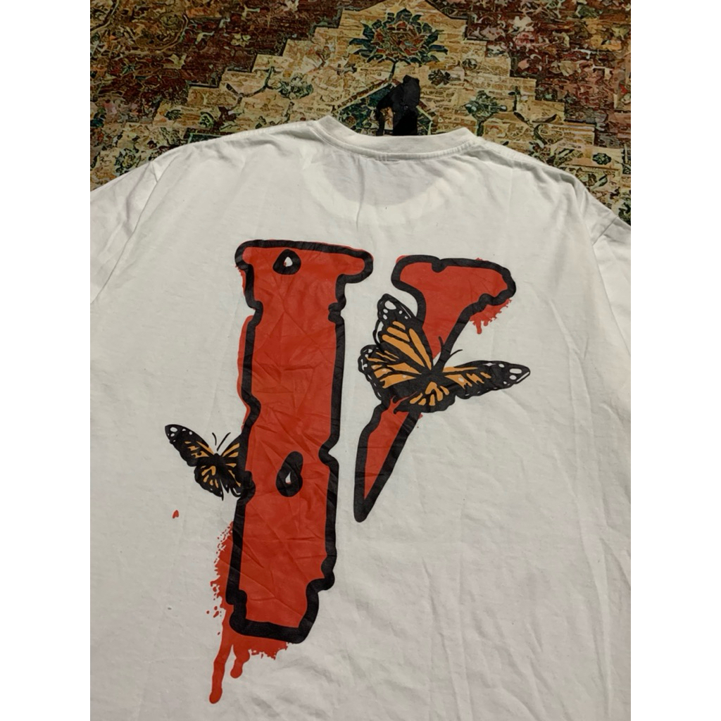 Tshirt  Vlone White Big Logo