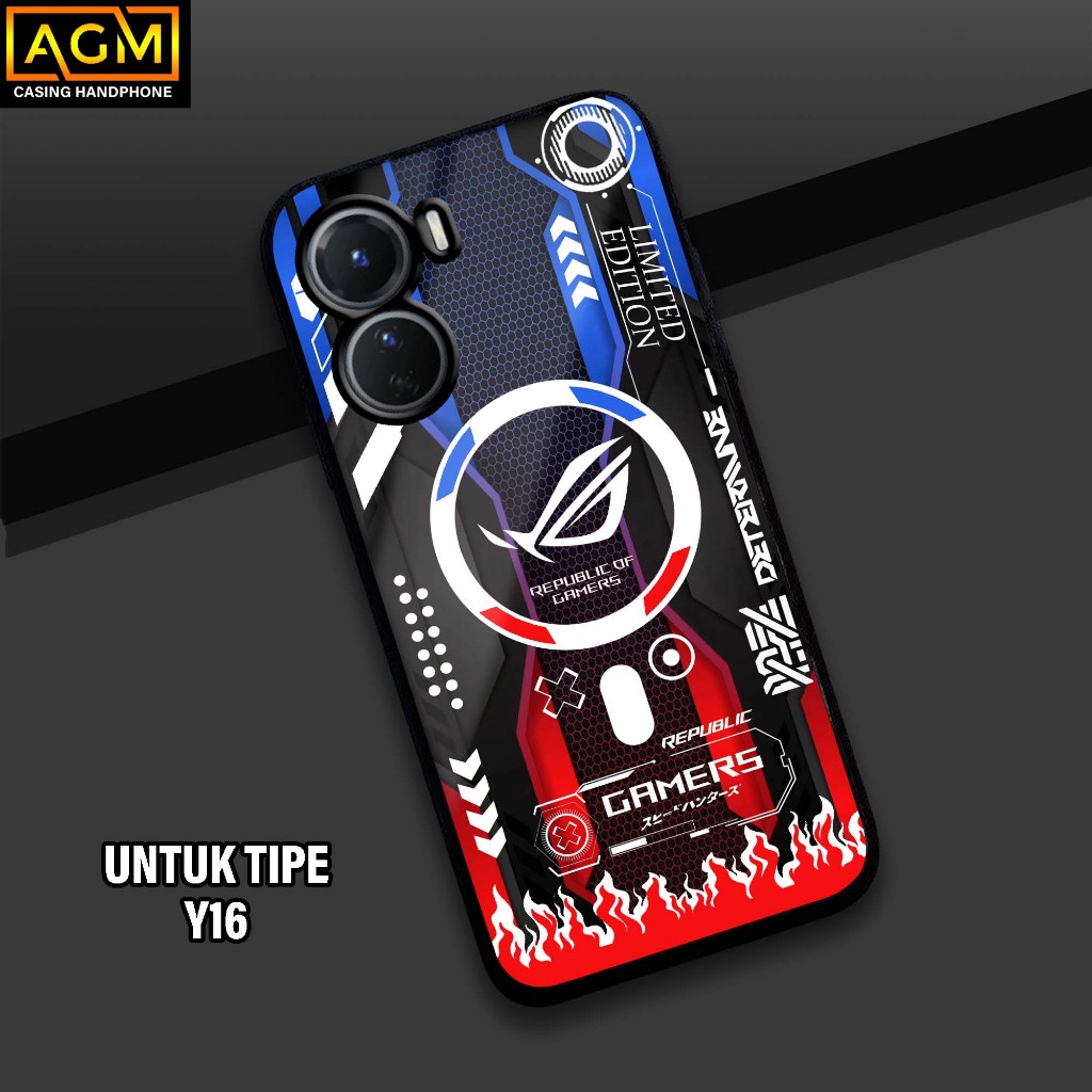Case Vivo Y16 Terbaru Case kilau - New Case Glossy casing Hp Vivo Y16 [ Case-ROG] - AGM Case Softcas