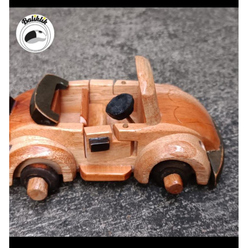 Miniatur Mobil VW Kayu Bali